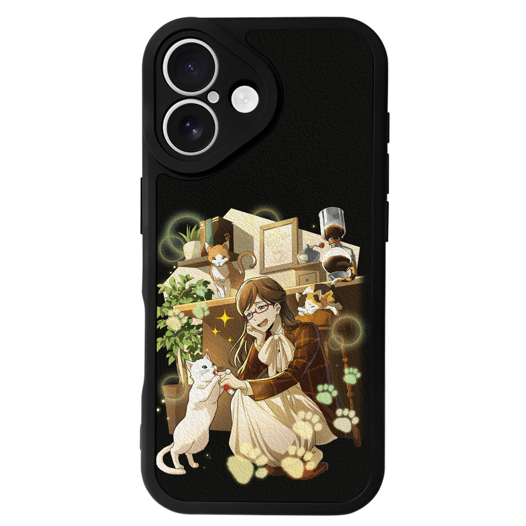 （画像用） 文豪ストレイドッグス Bungo Stray Dogs 【iPhone 16シリーズ対応】シリコンスマホケース（レザー調） 材質：シリコン